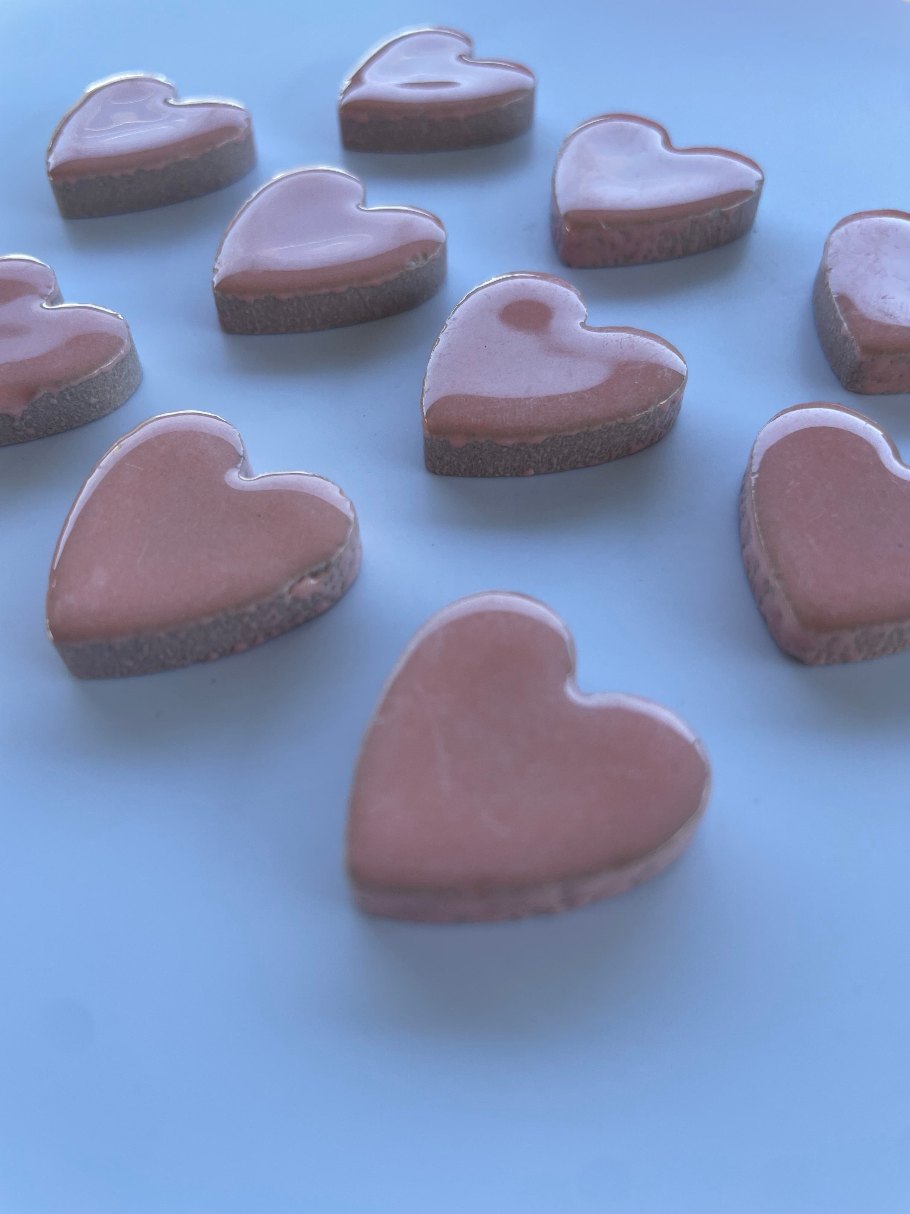 Ceramic Hearts - Pink