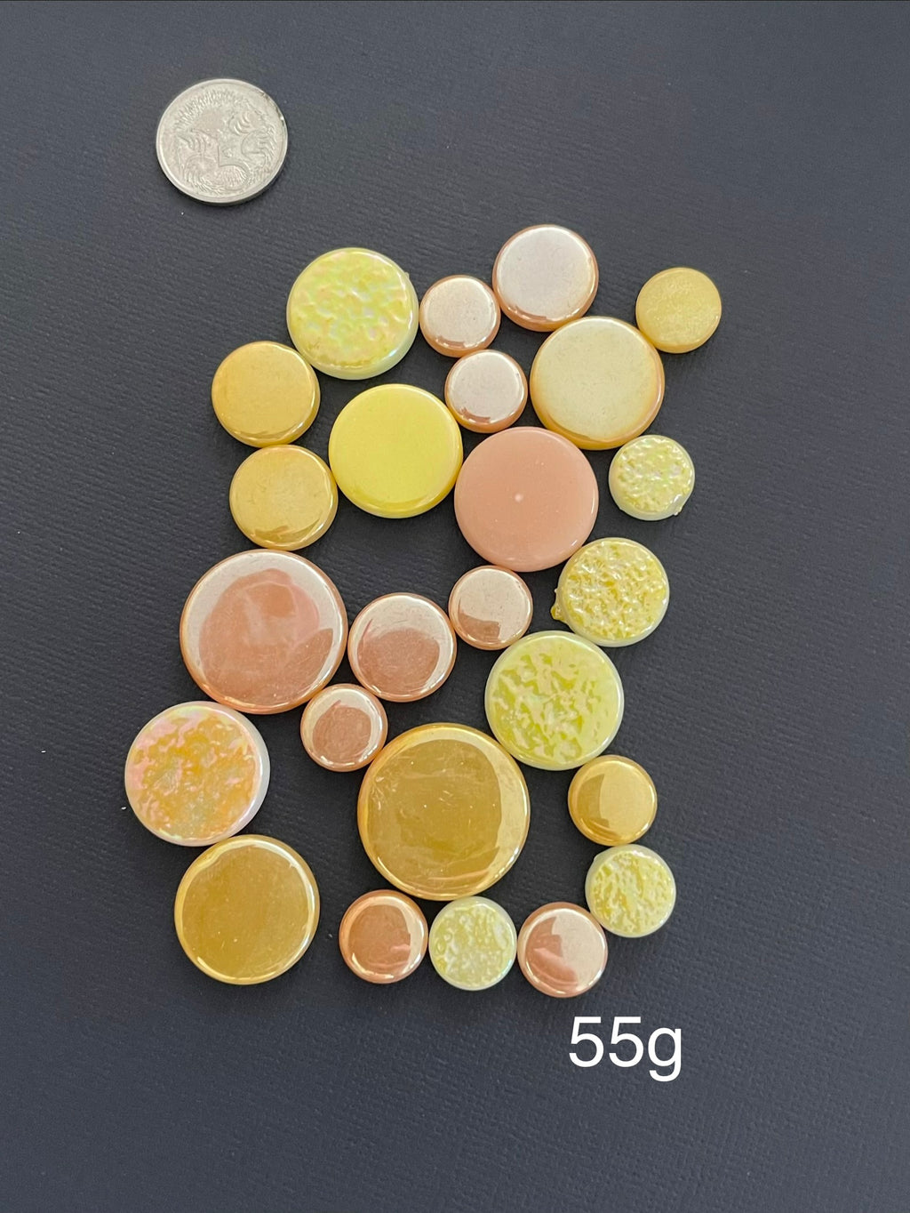 Glass Rounds - Sunset Mix