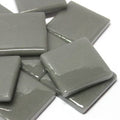 25mm Opaque Glass Squares - Deep Grey