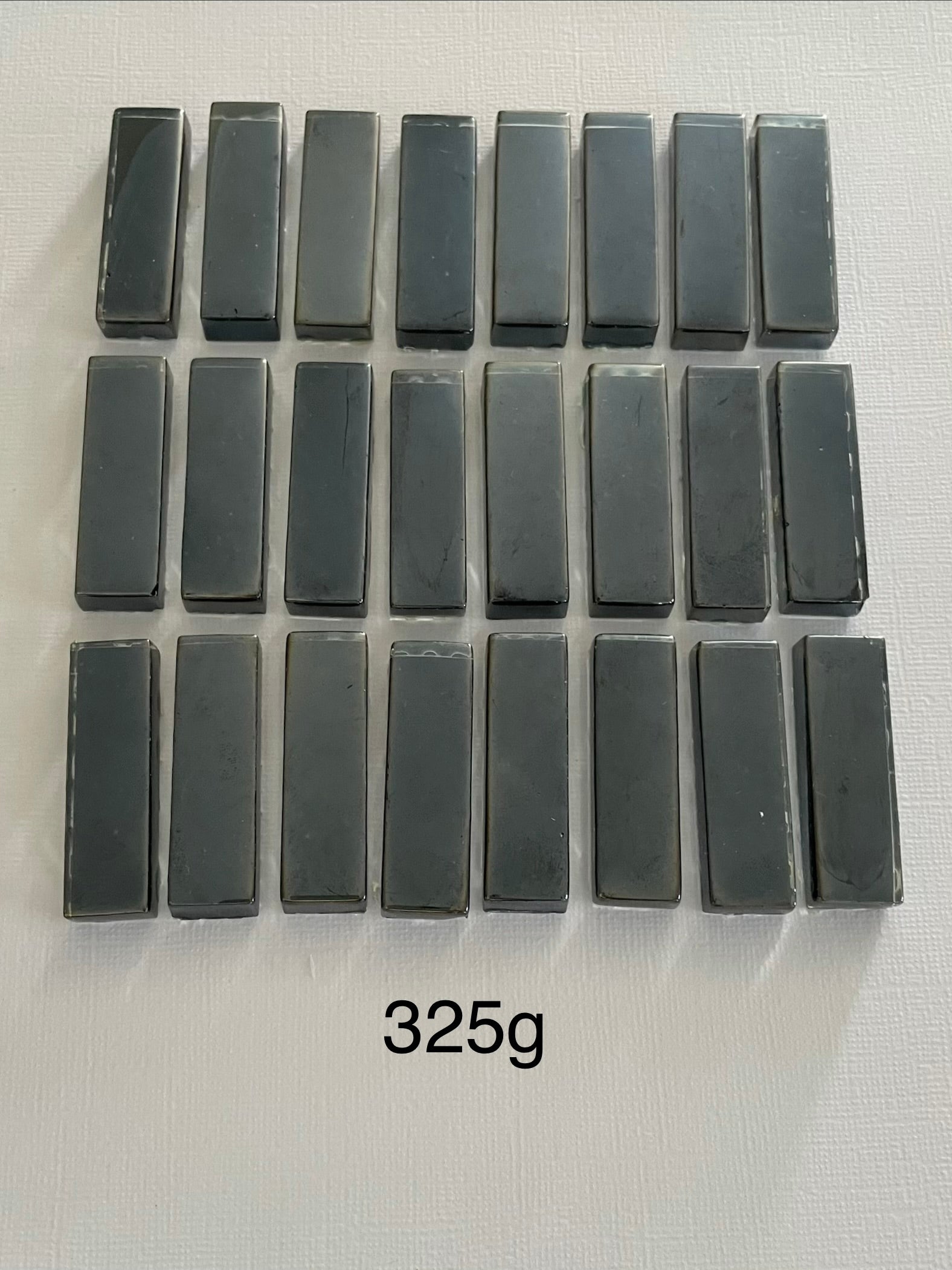 Glass Bars - Small Hematite
