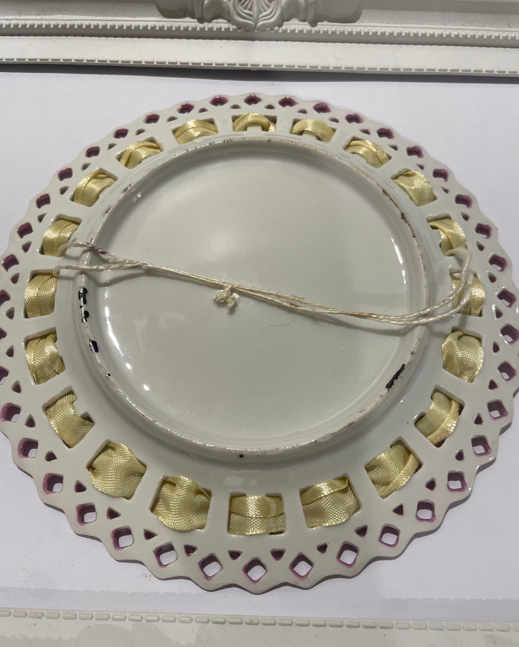 Whole Plate - Pierced Porcelain Farmgirls