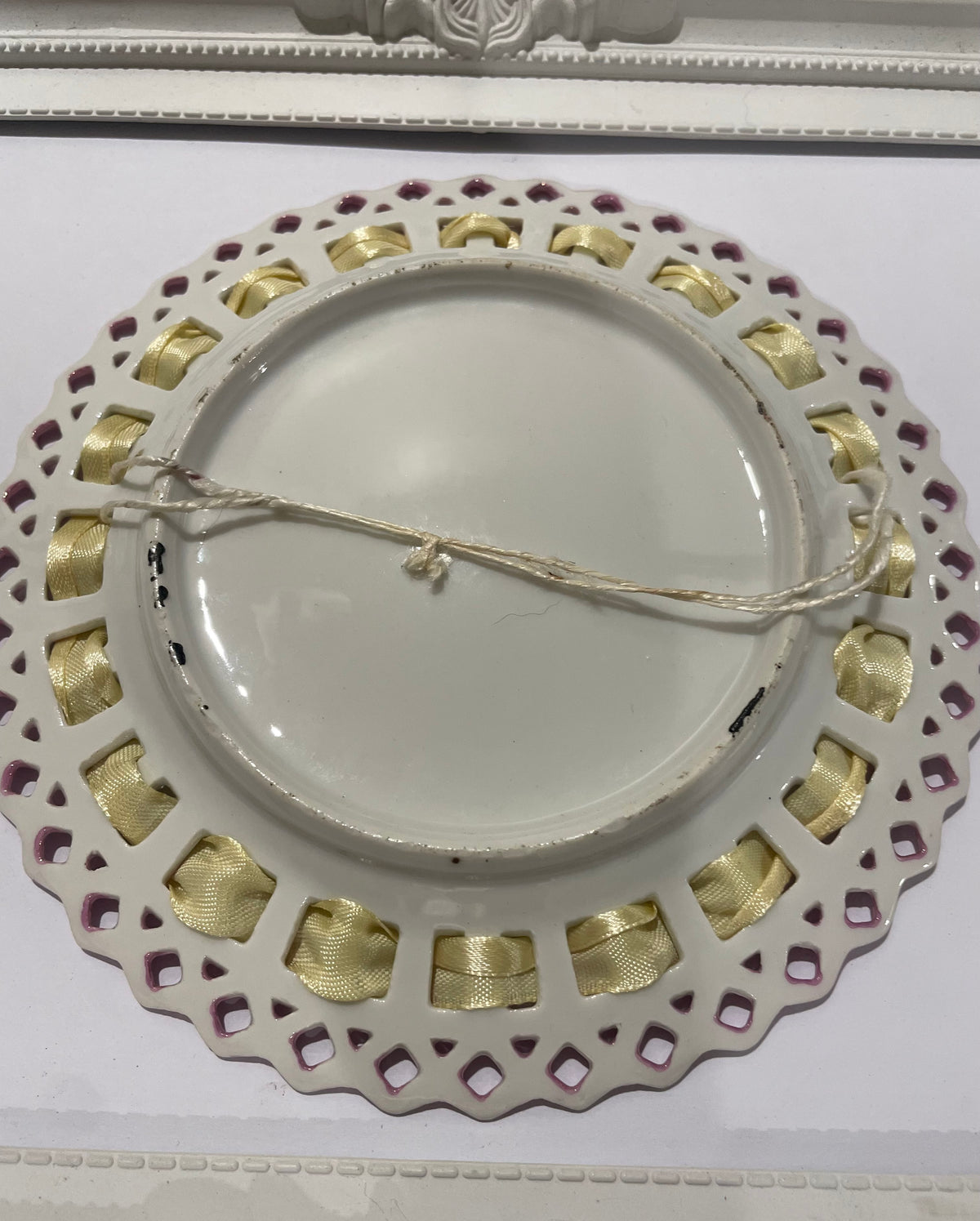 Whole Plate - Pierced Porcelain Farmgirls