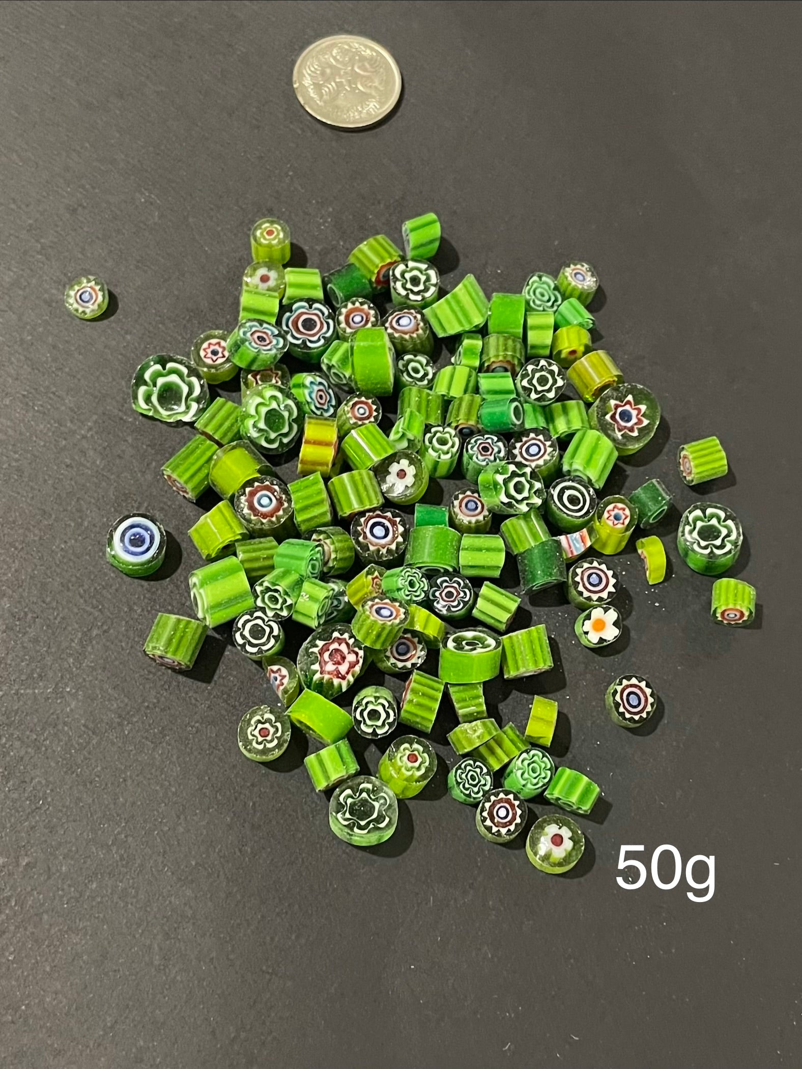 Millefiori - Green Mix