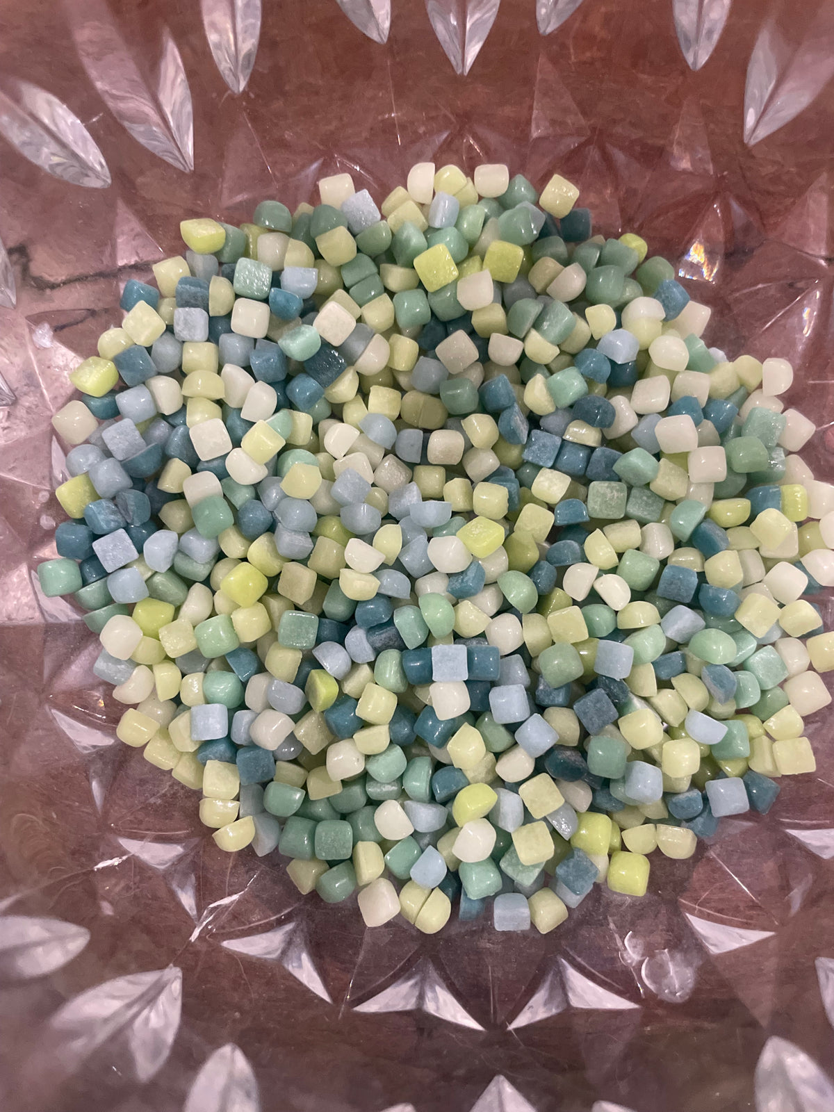 Micro Squares - Green Mix