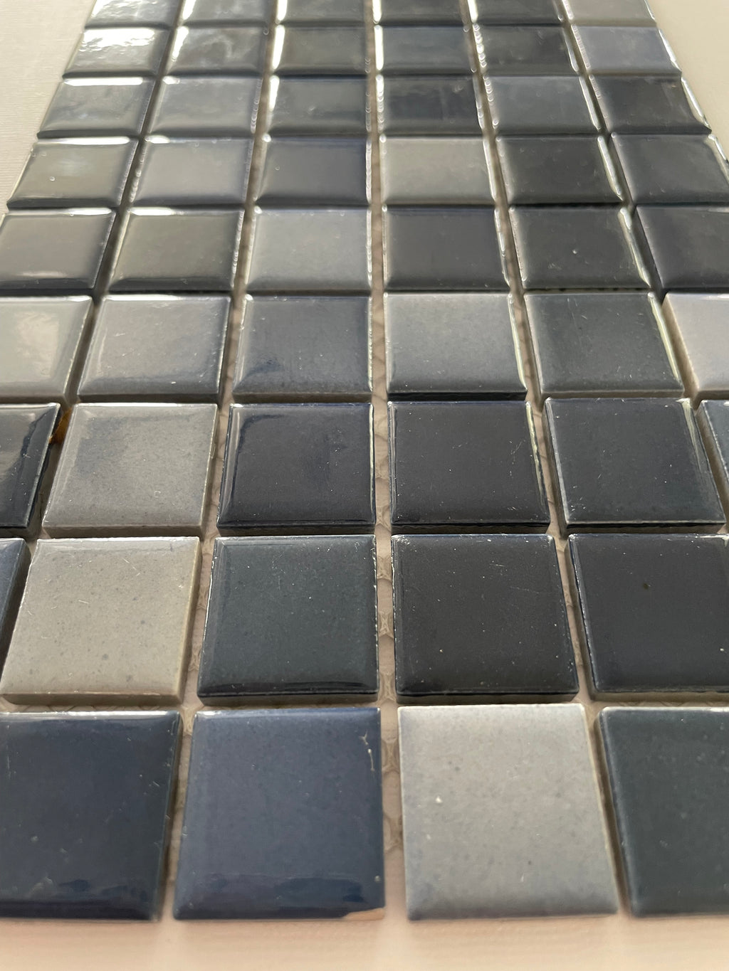 2.5cm Ceramic Tile - Moody Blues