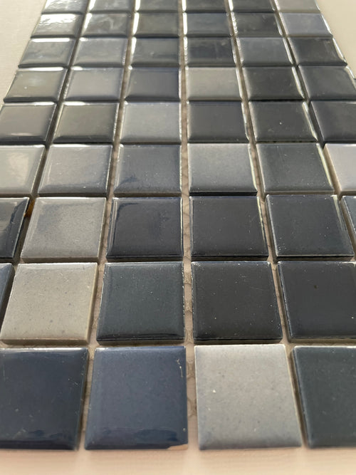 2.5cm Ceramic Tile - Moody Blues