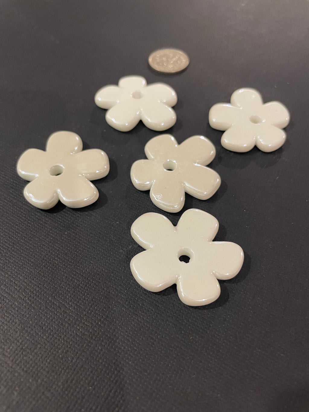 Ceramic Flowers - White