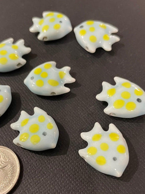 Ceramic Fishies - Pale Blue