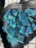 20mm Vitreous Glass Tiles - Peacock