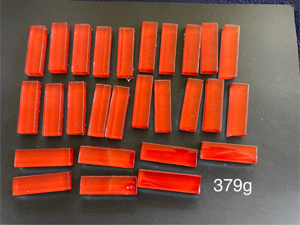 Glass Bars - Small Red