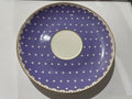 Whole Saucer - Mauve Spots