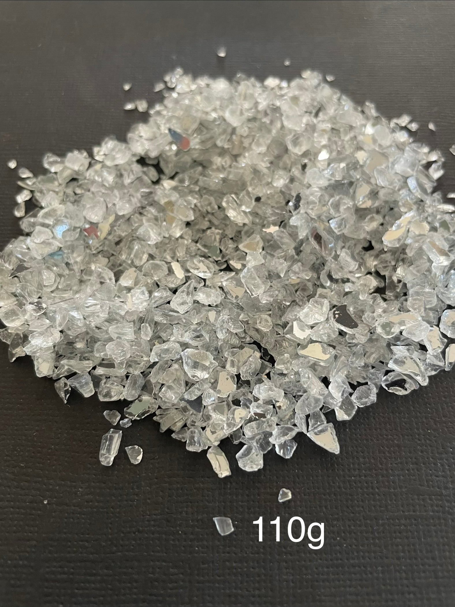 Mirror Crushed Glass