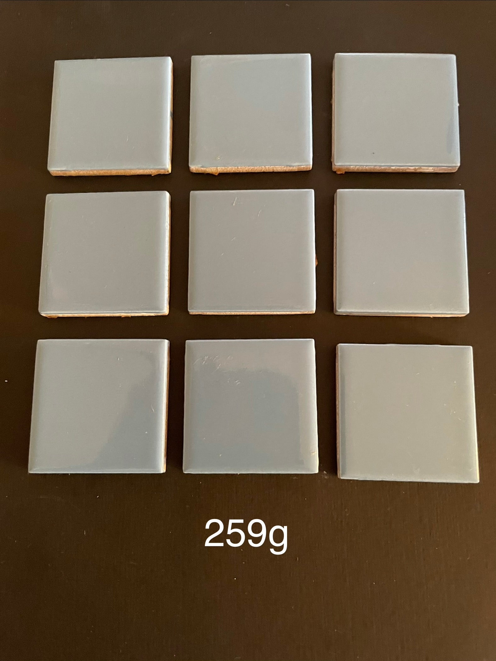 Ceramic Squares - Light Blue