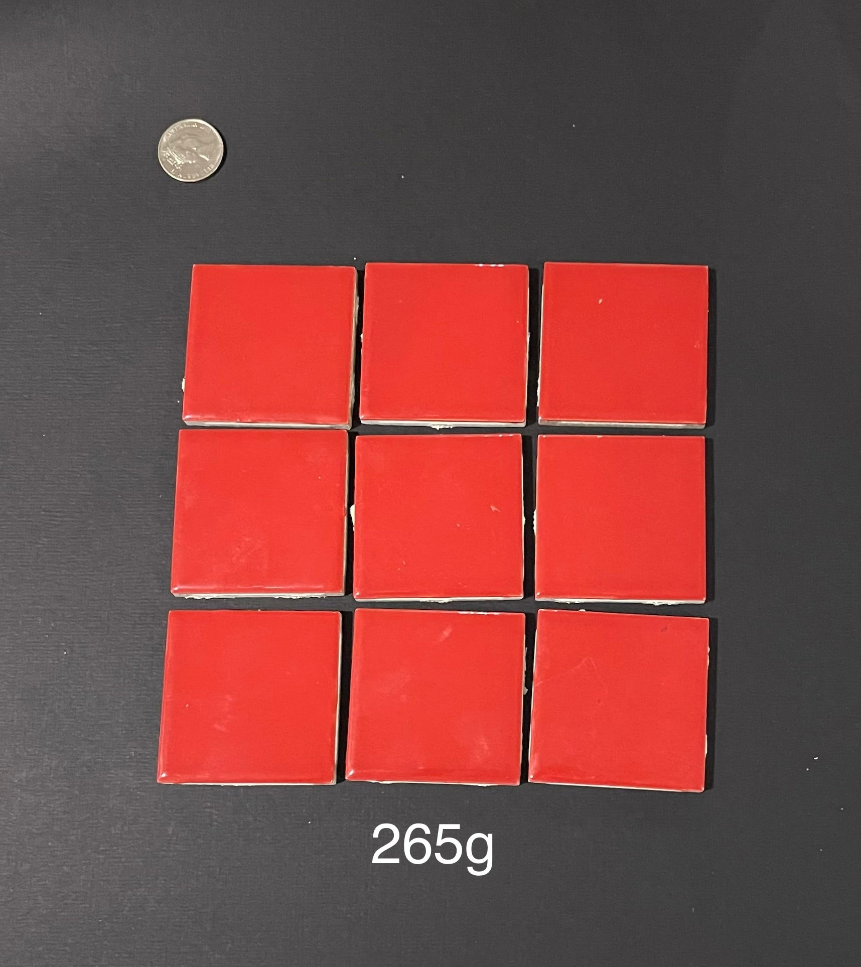 Red Gloss Ceramic Tile