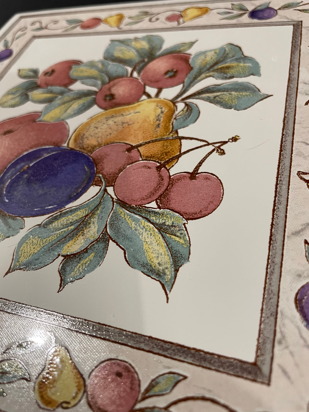 Vintage Fruit Feature Tile