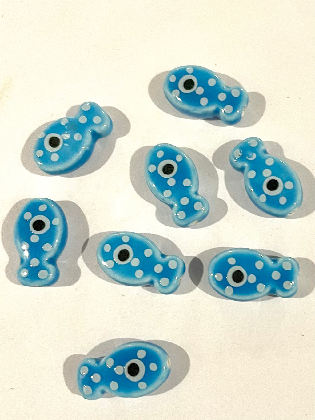 Spotty Fishies - Teal