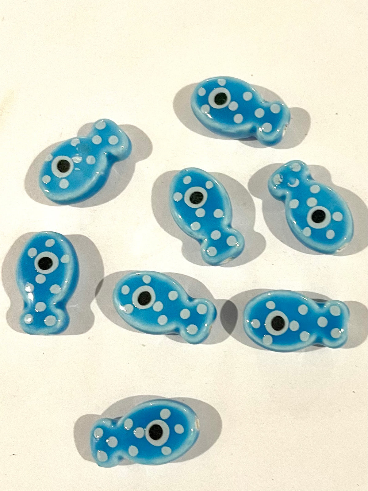 Spotty Fishies - Teal