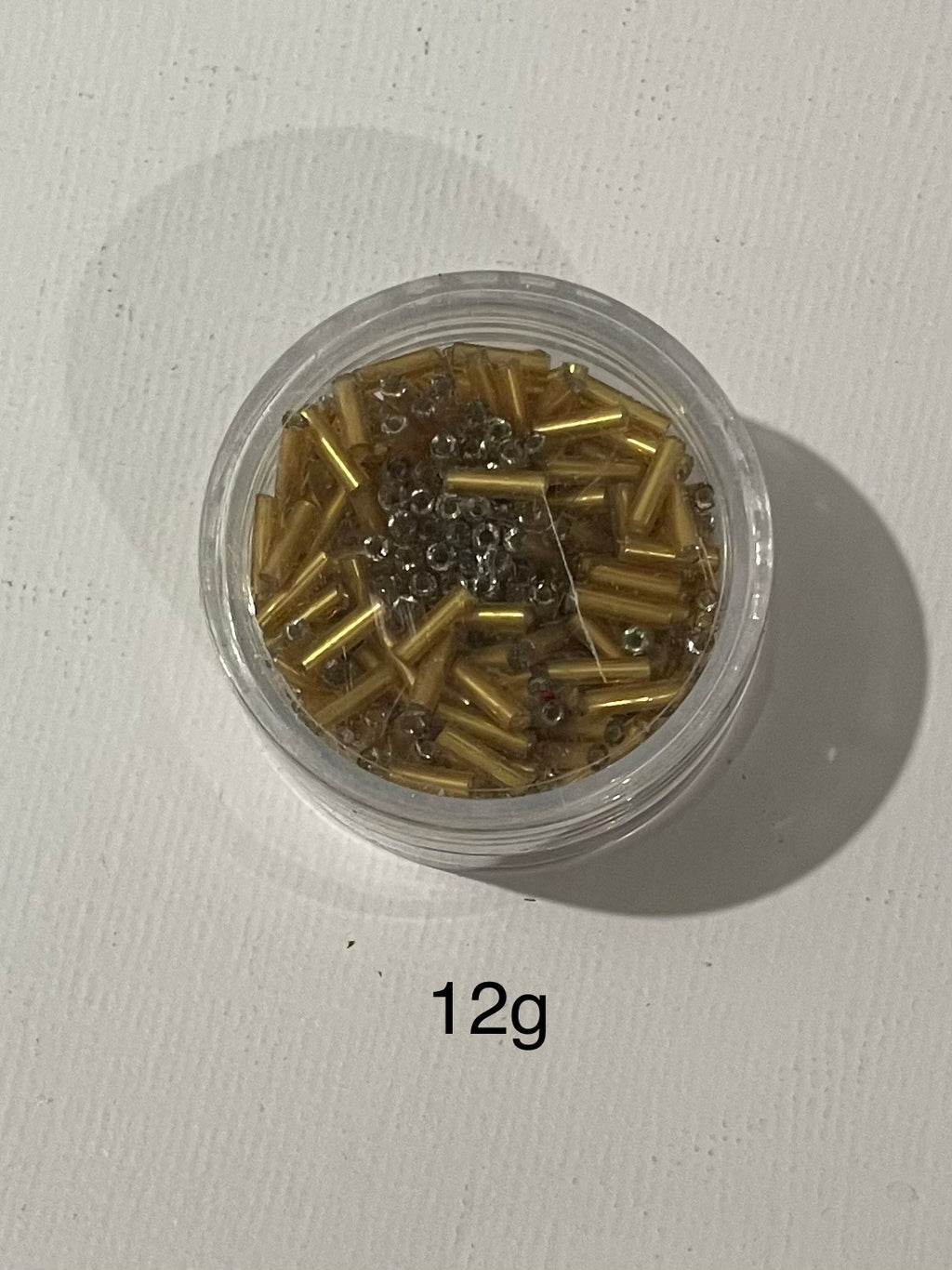 Tube beads - Gold