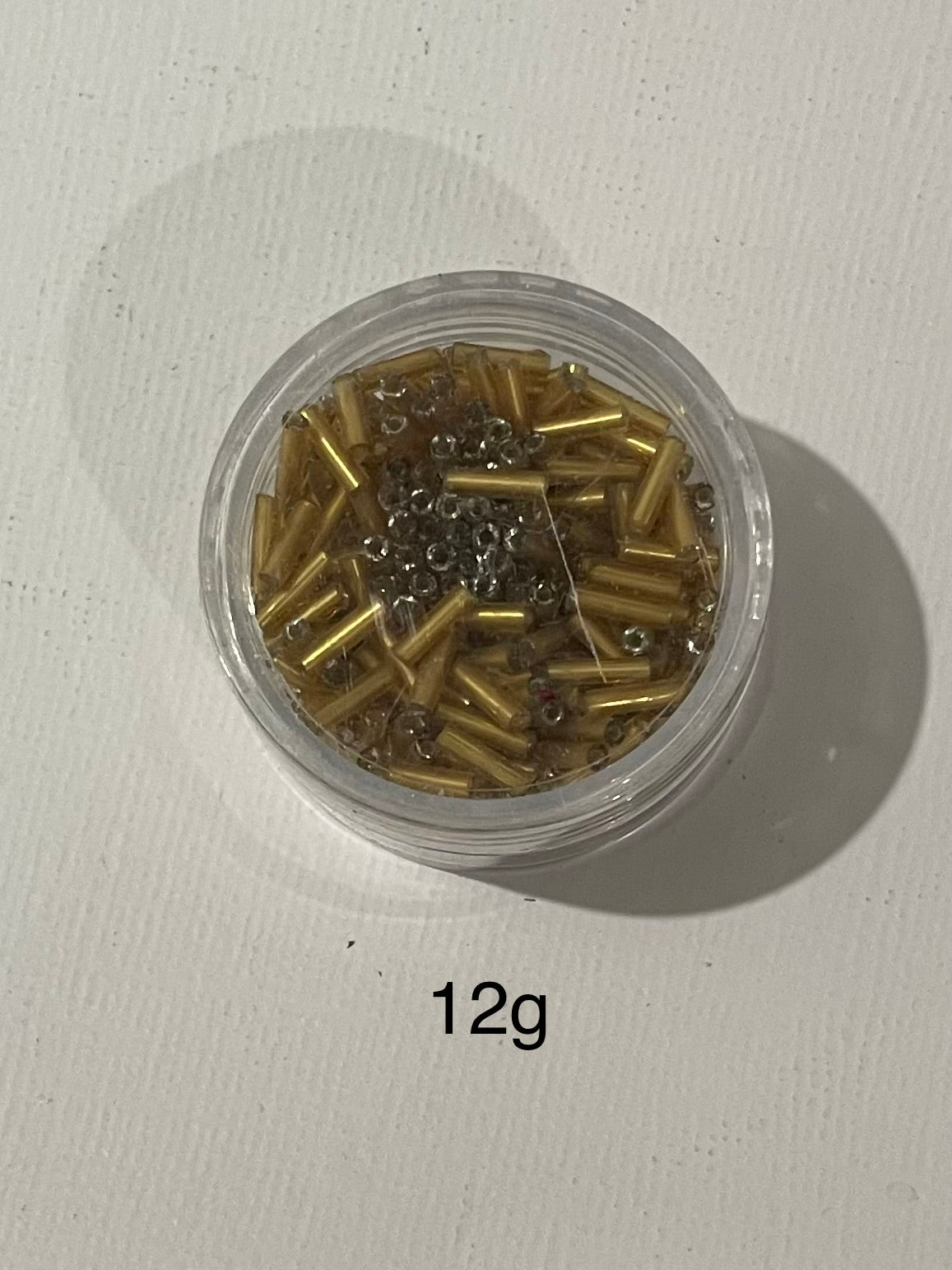 Tube beads - Gold