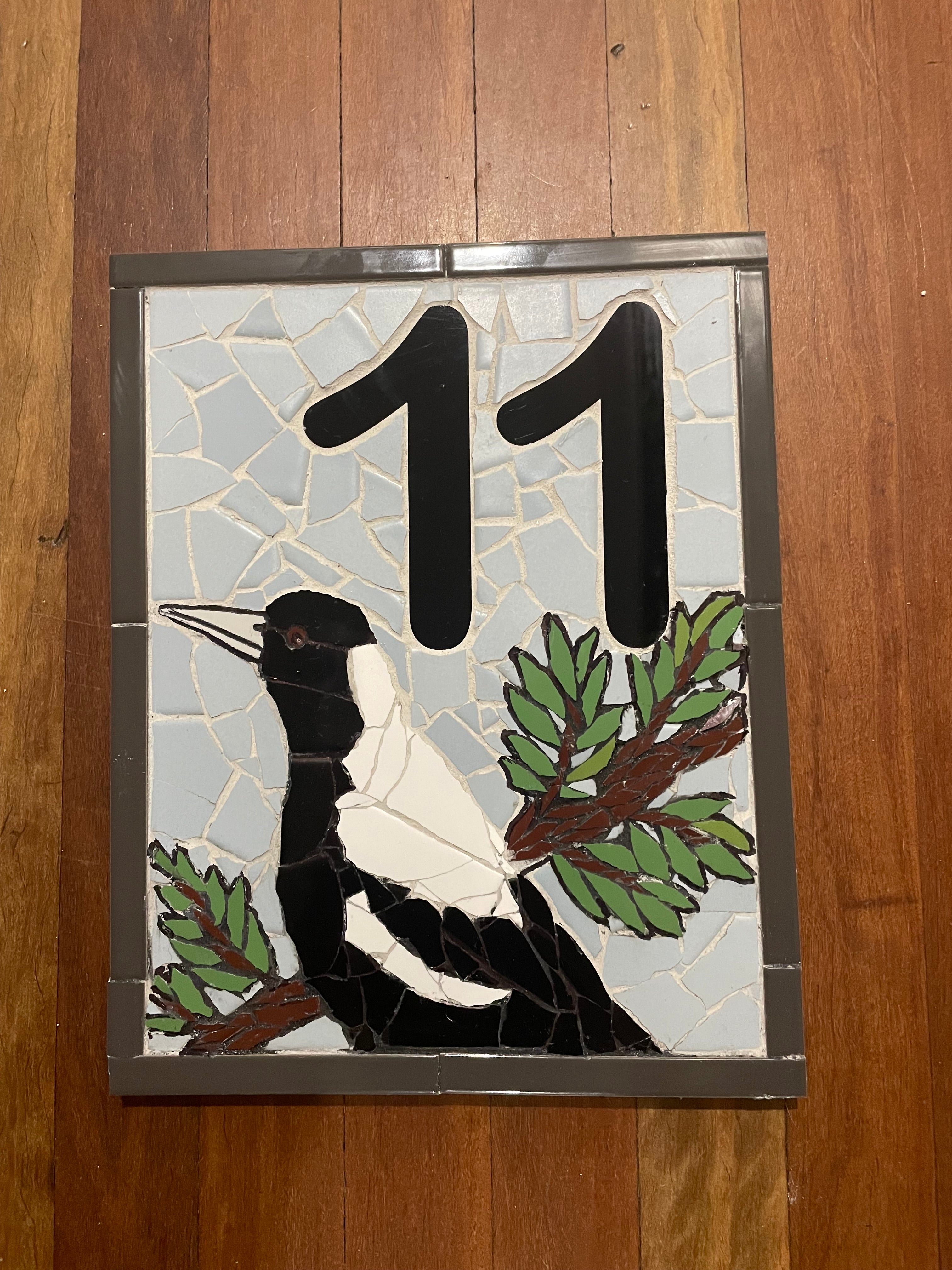 SOLD - House Number - Magpie