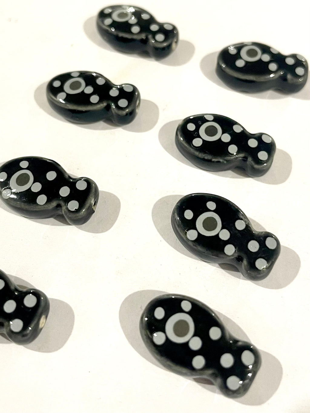 Spotty Fishies - Black