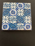 Decorative Tile - Blue Talavera Quilt