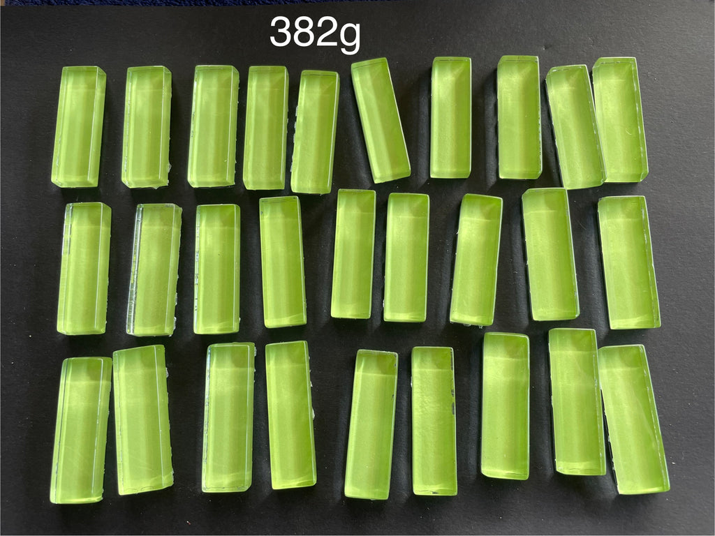 Glass Bars - Small Green