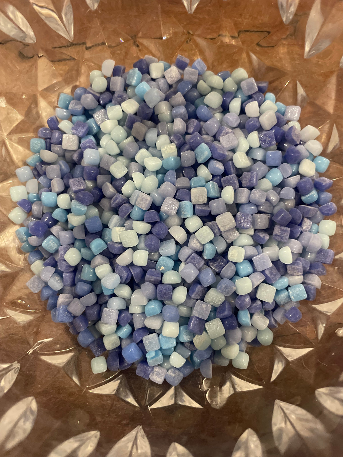 Micro Squares - Blue Mix