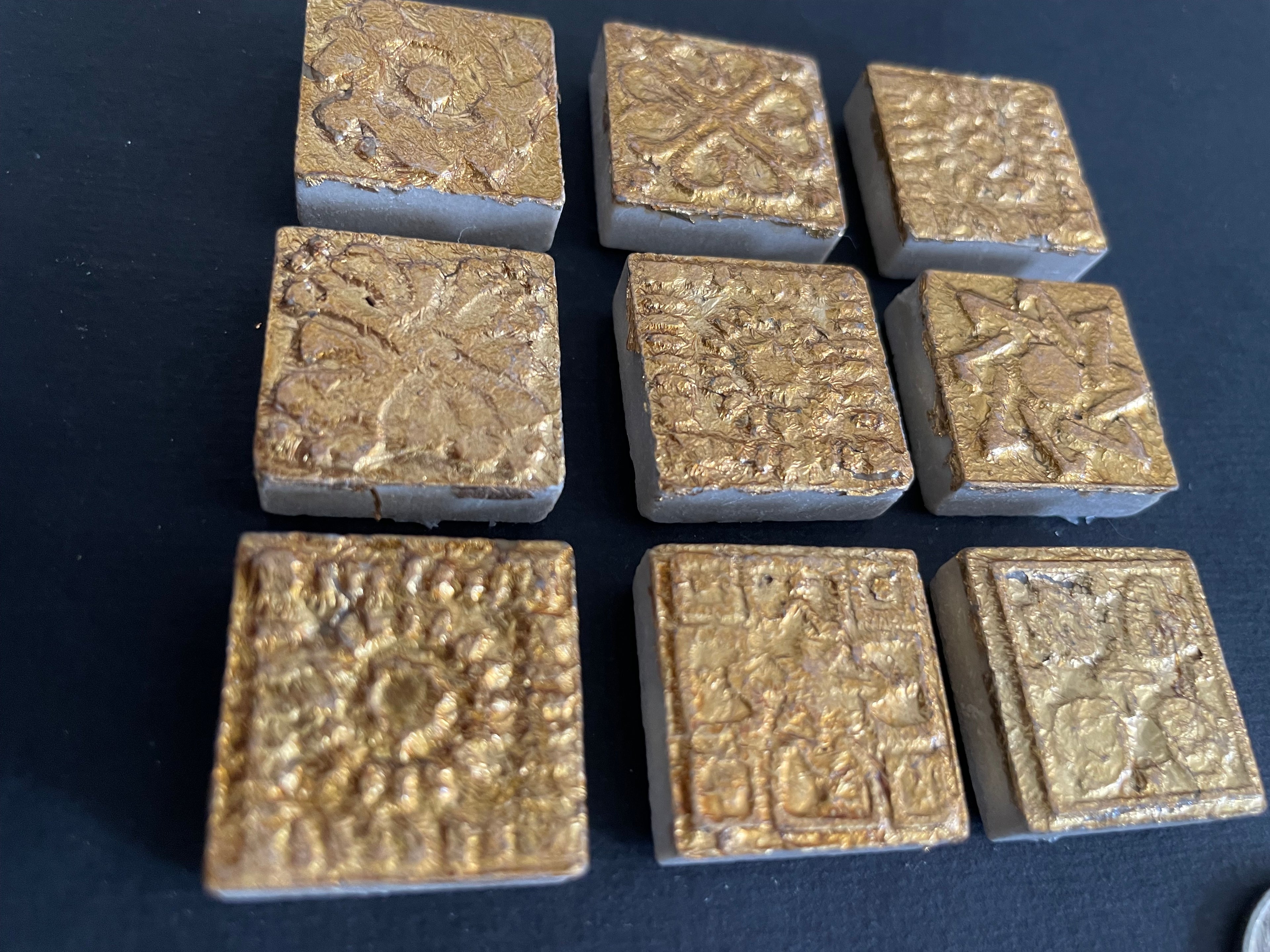 Ceramic Squares - Aztec Gold