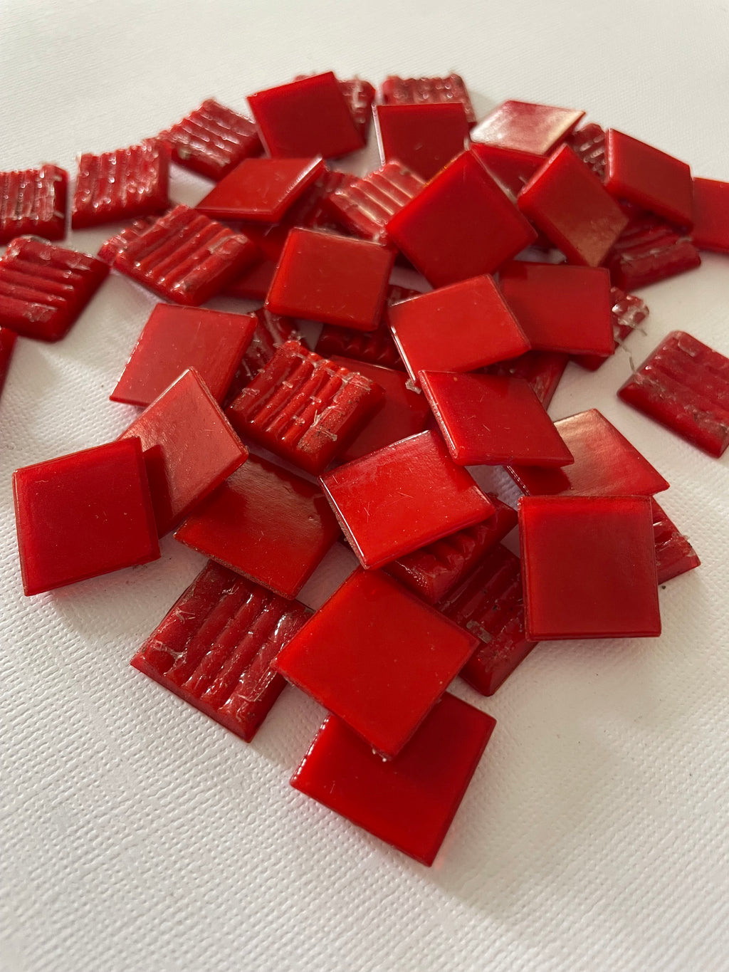 20mm Glass Tile - Really Red