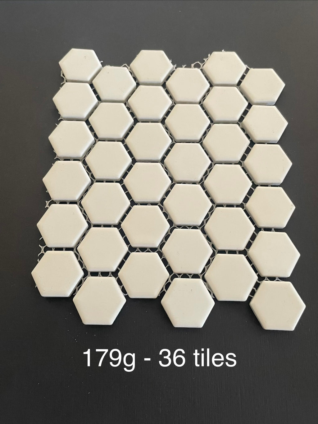 White Ceramic Hexagon