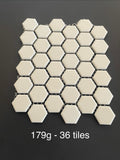White Ceramic Hexagon