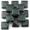 Blacklight Mini Glitter Glass Tiles