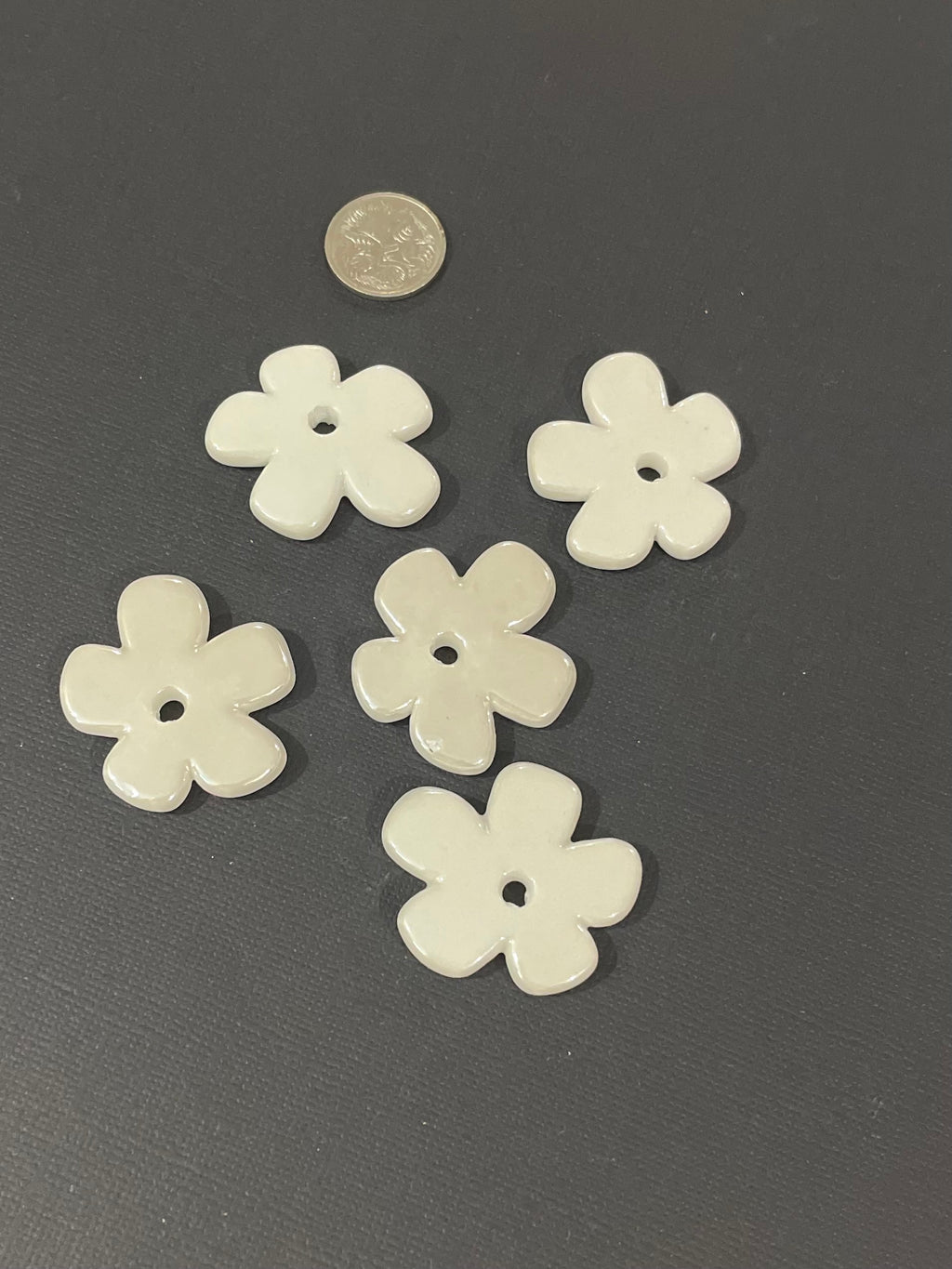 Ceramic Flowers - White
