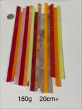 Stained Glass Strips - Sunrise Mix Lg