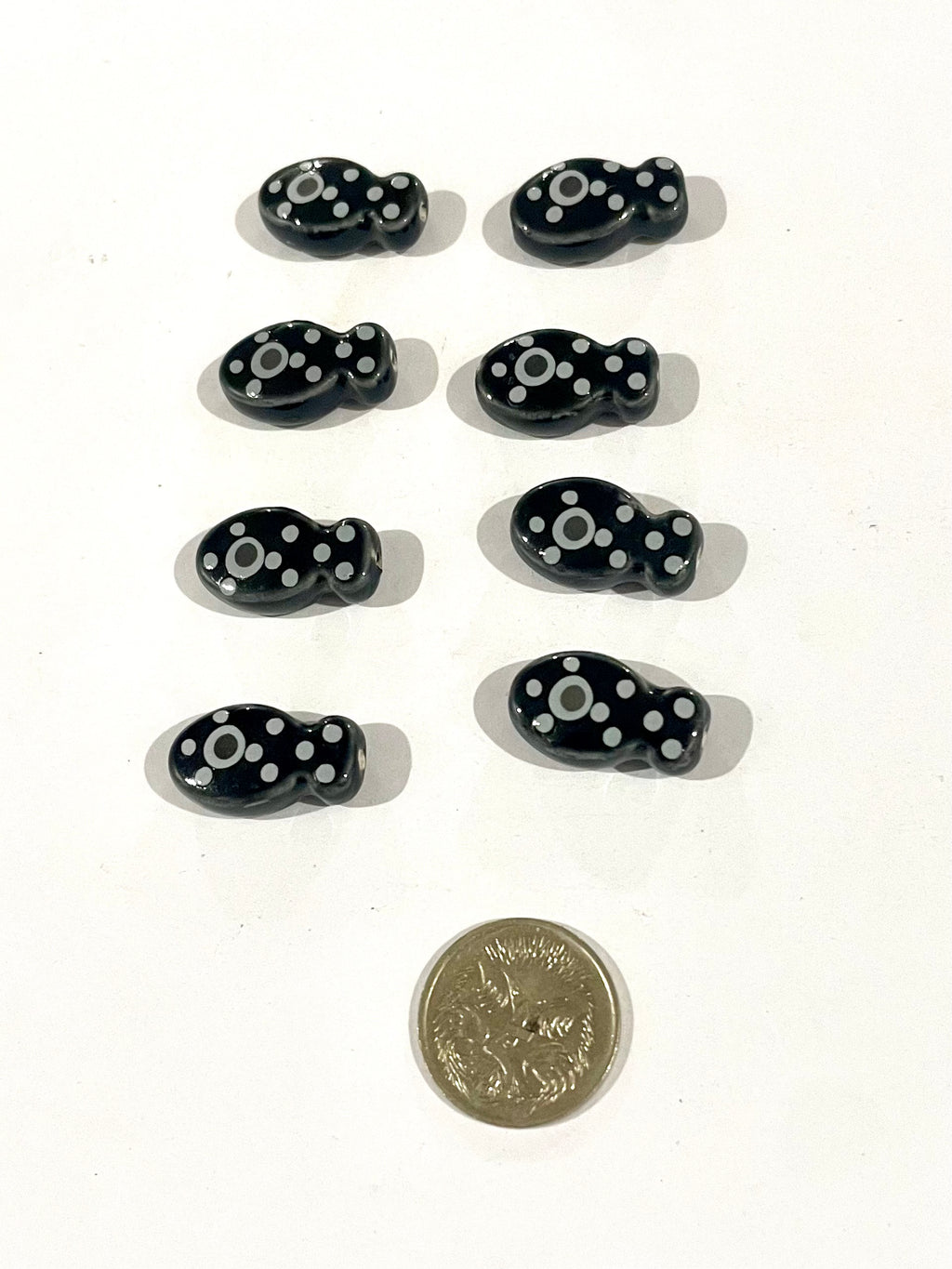 Spotty Fishies - Black