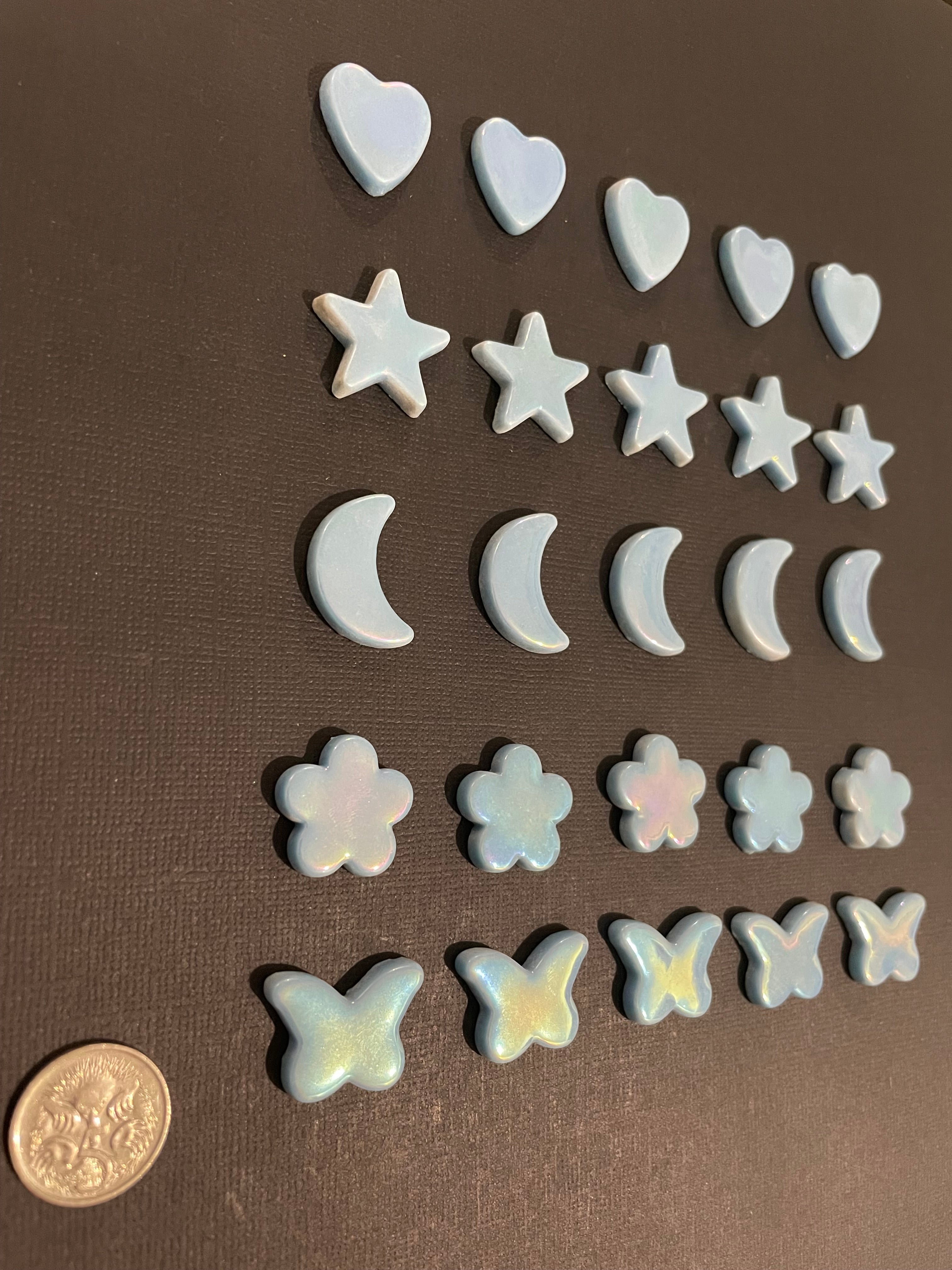 Fantasy Mix - Iridised Light Blue