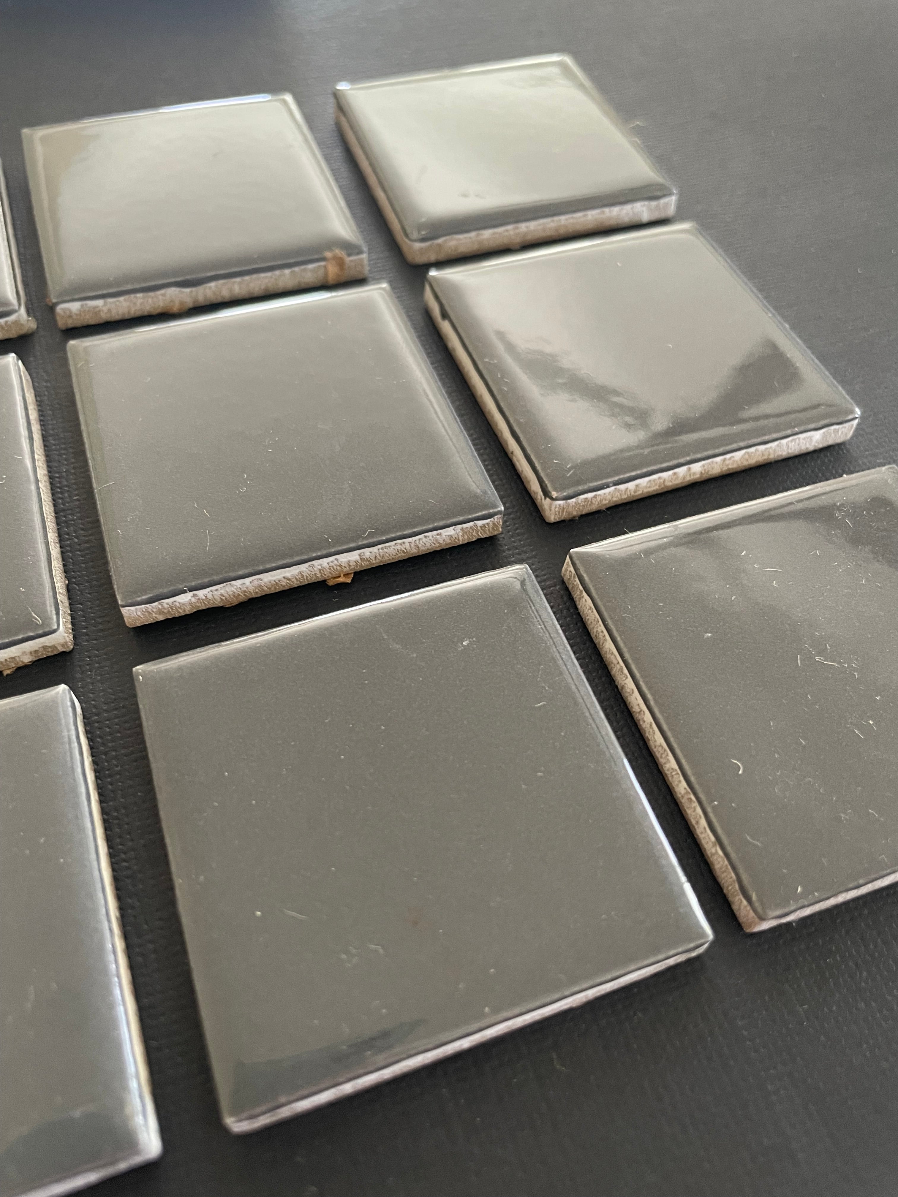 Grey Gloss Ceramic Tile