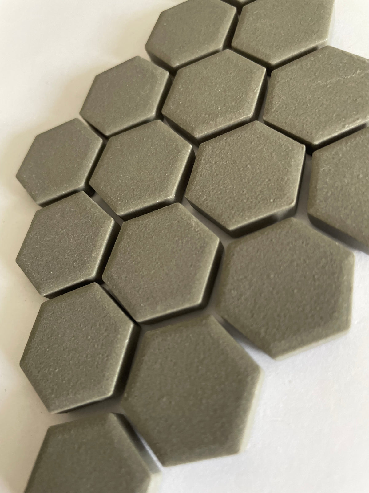Hexagons Charcoal Grey