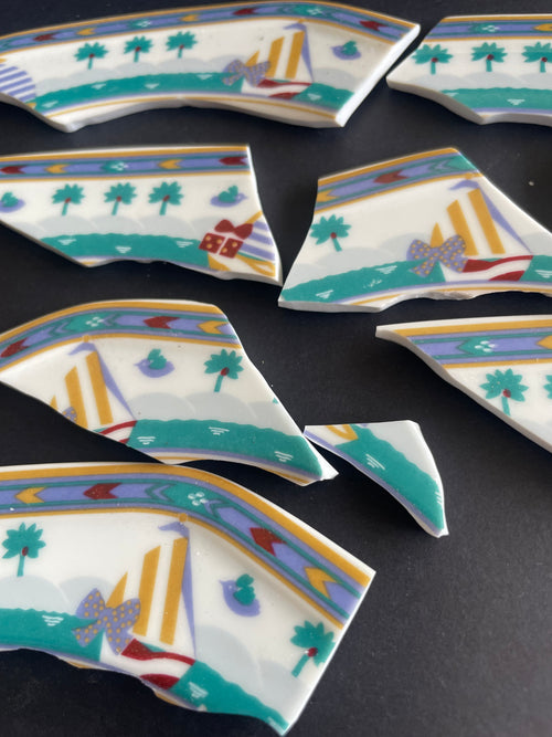 Blue Sailboats