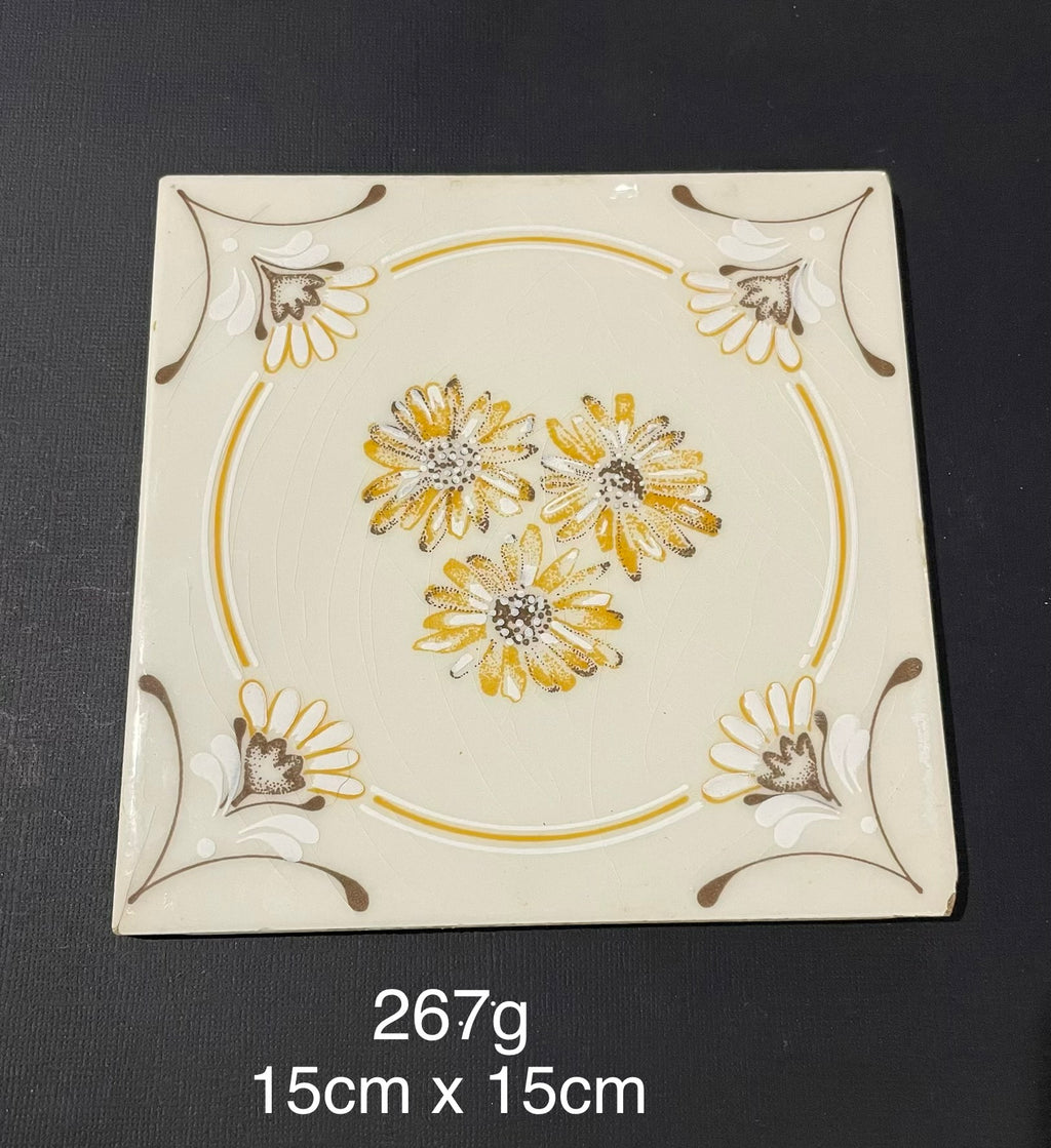Vintage Floral Tile