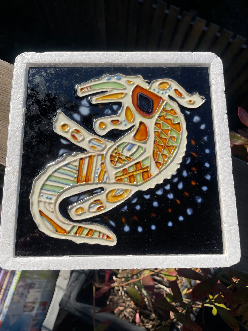Stunning 3D tile - Crocodile
