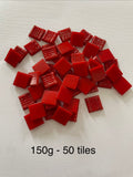 20mm Glass Tile - Really Red