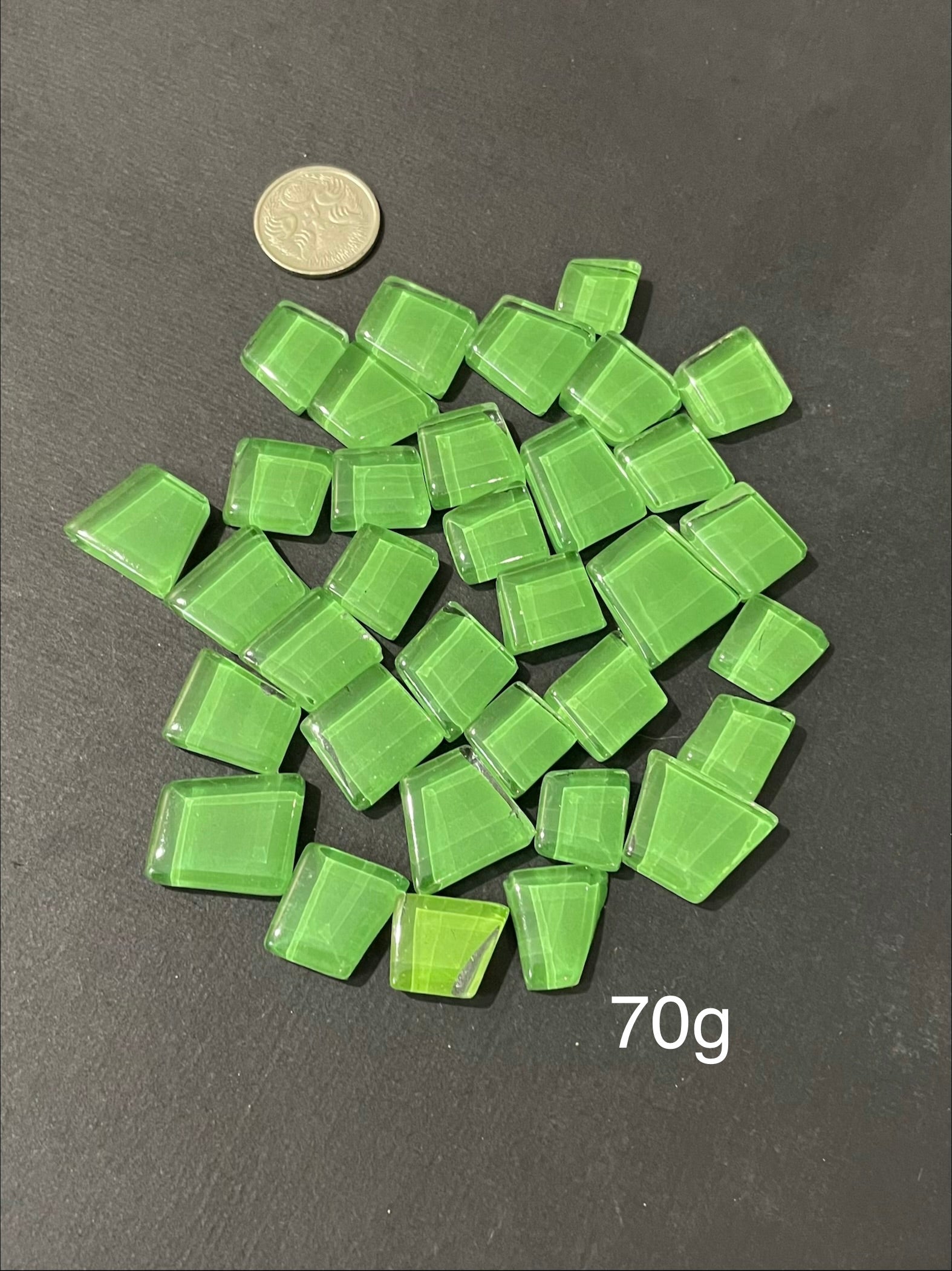 Green Glass Snippets