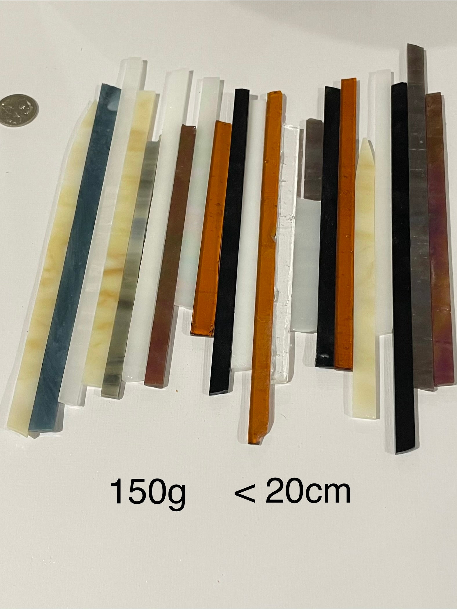 Stained Glass Strips - Neutral Mix Sml