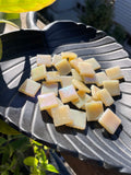 15mm Glass tiles - Peanut Brittle