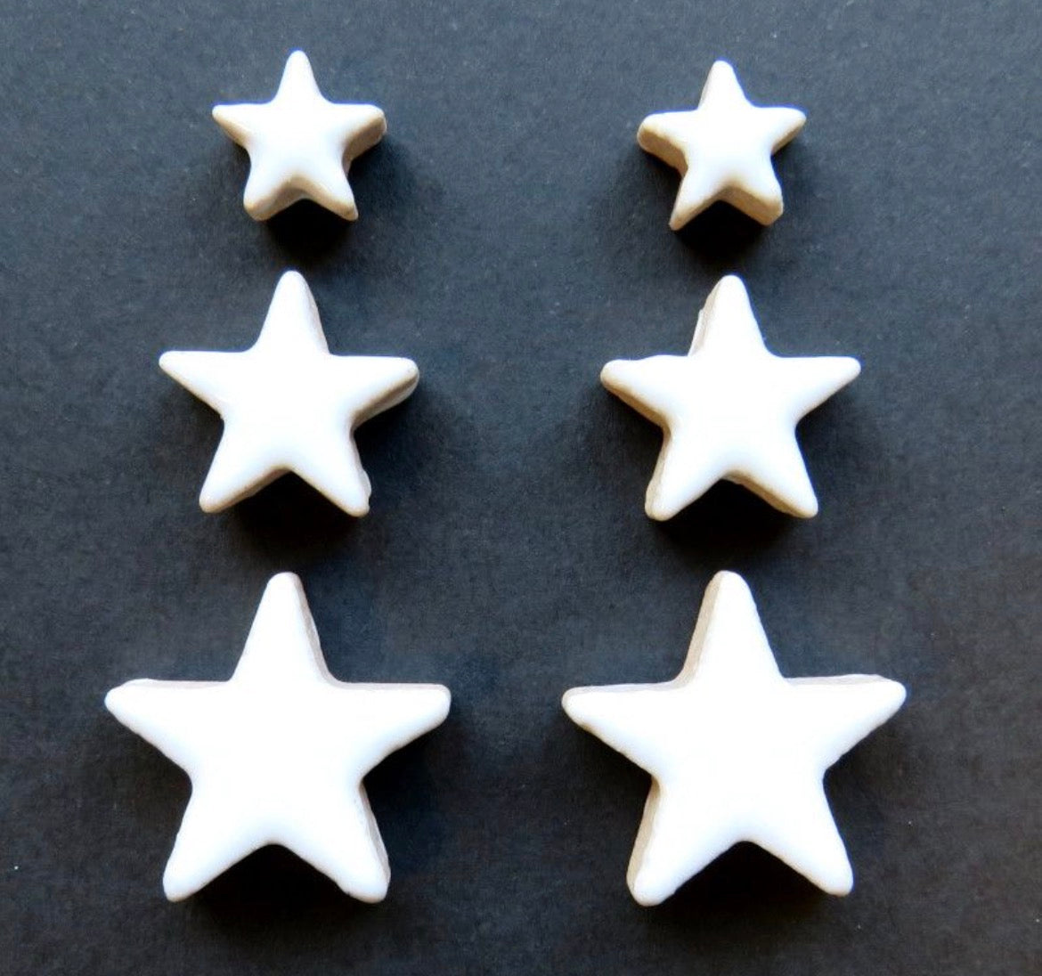 Ceramic Stars - White