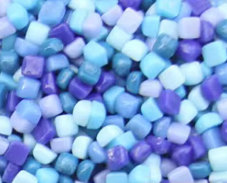 Micro Squares - Blue Mix