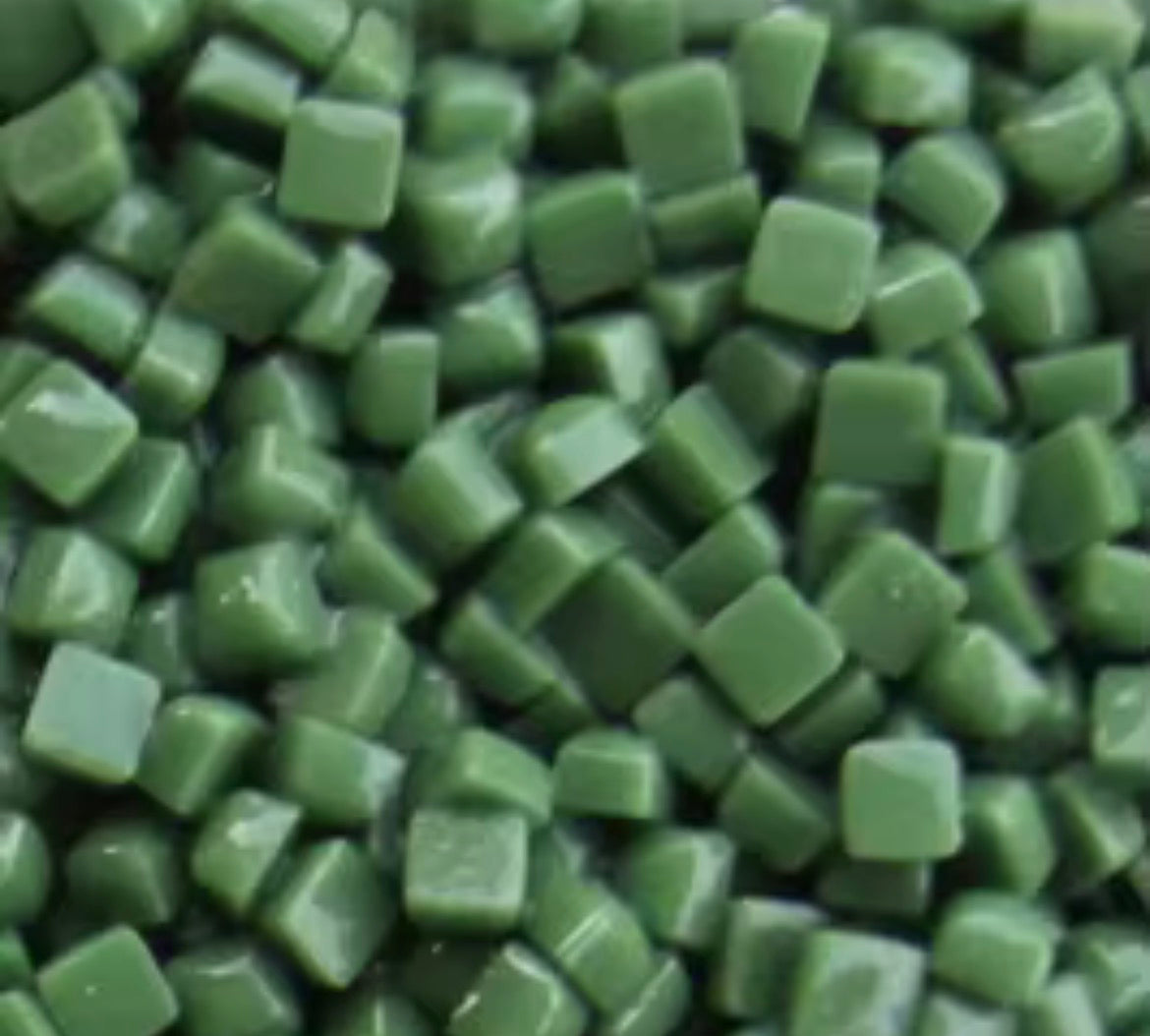 Micro Squares - Forest Green