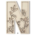 Alphabet Cutout - Letter N